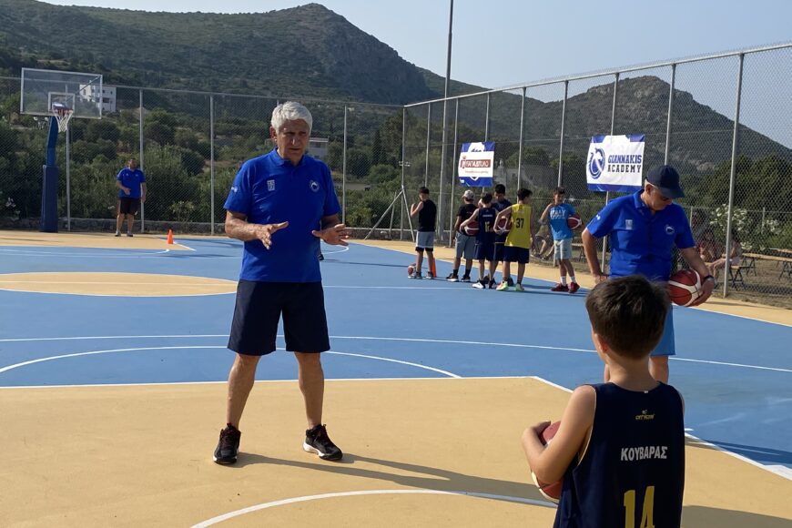 Ο μεγάλος αρχηγός της Εθνικής Μπάσκετ στα Κύθηρα